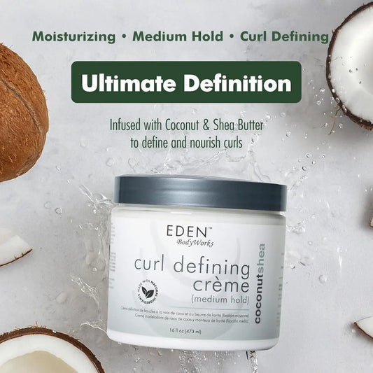 Eden BodyWorks Coconut Shea Curl Defining Creme Sana Beauty NL Haarverzorging