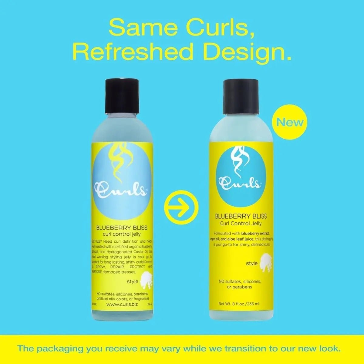 Curls Blueberry Bliss Curl Control Jelly - Sana Beauty NL