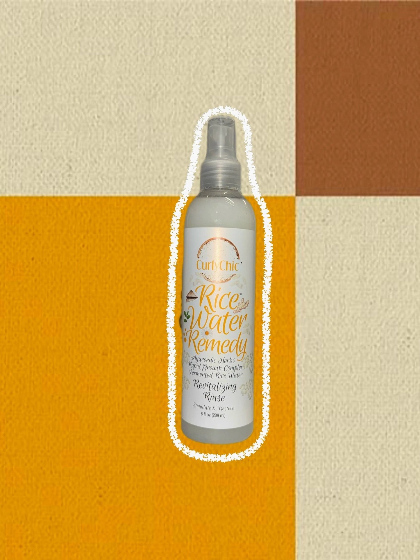 Curly Chic Ricewater Revitalizing Rinse - Sana Beauty NL
