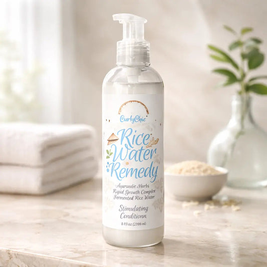 Curly Chic Ricewater Stimulating Condish Leave in conditioner 239 ml - Sana Beauty NL