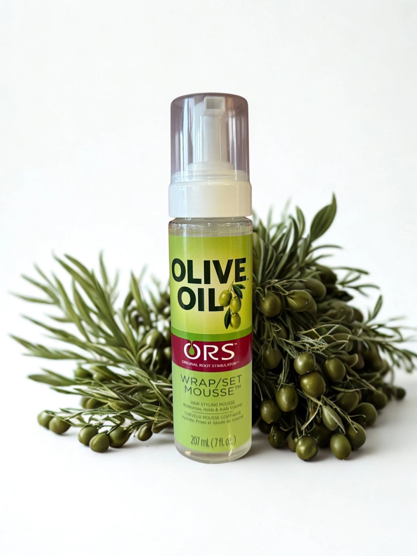 ORS Olive Oil Hold & Shine Wrap Set Mousse - Sana Beauty NL