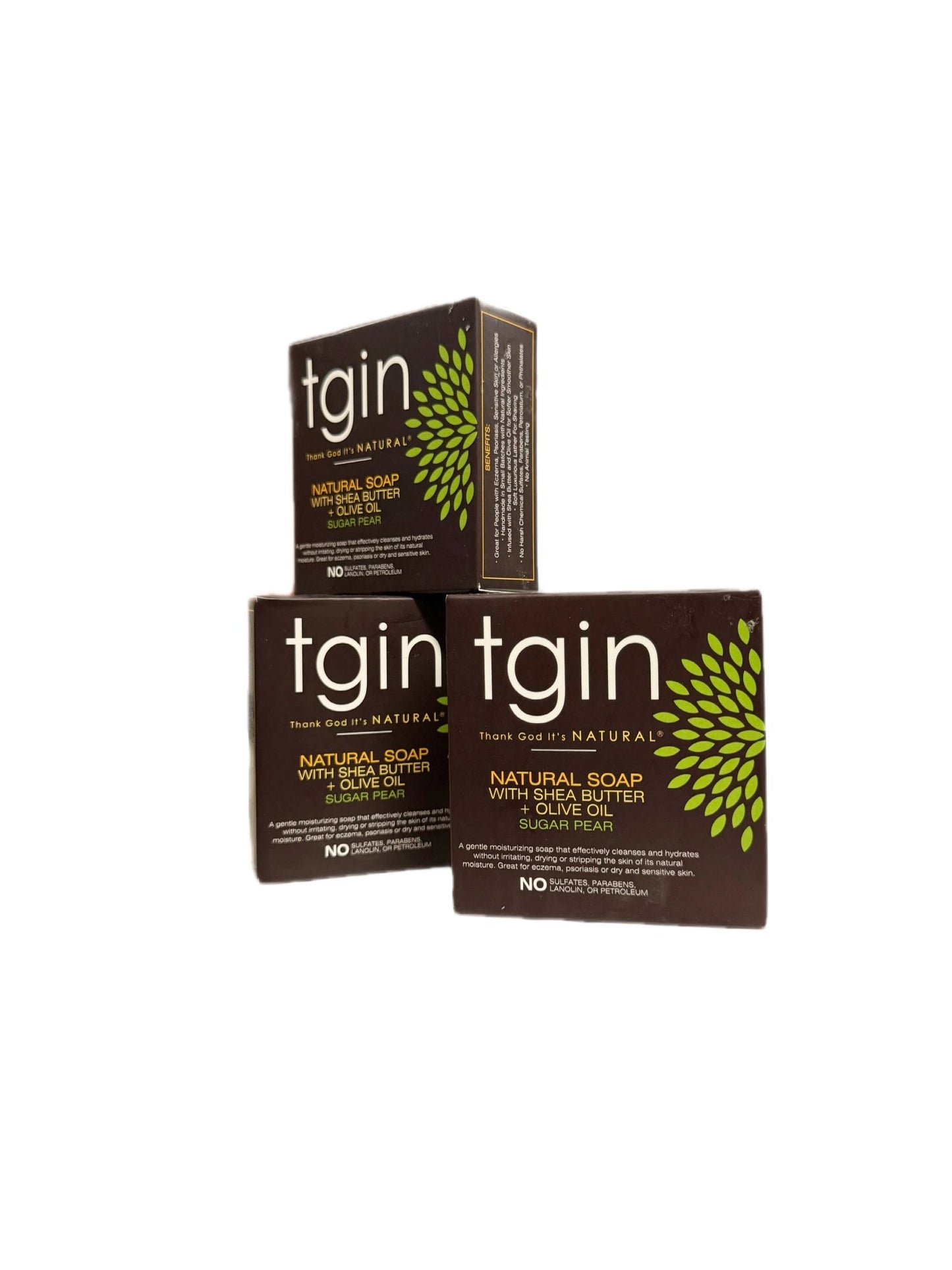 TGIN Natural Soap With Shea Butter Olive Oil And Sugar Pear - Sana Beauty NL