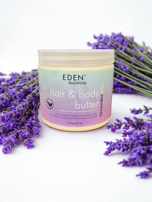 EDEN BodyWorks Lavender Aloe Hair + Body Butter - Sana Beauty NL