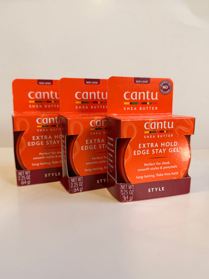 Cantu Shea Butter Extra Hold Edge Stay Gel