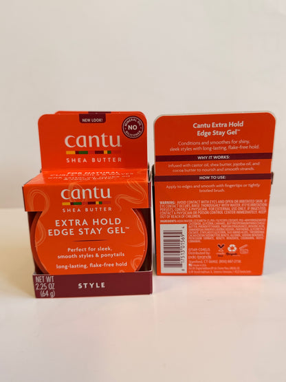 Cantu Shea Butter Extra Hold Edge Stay Gel