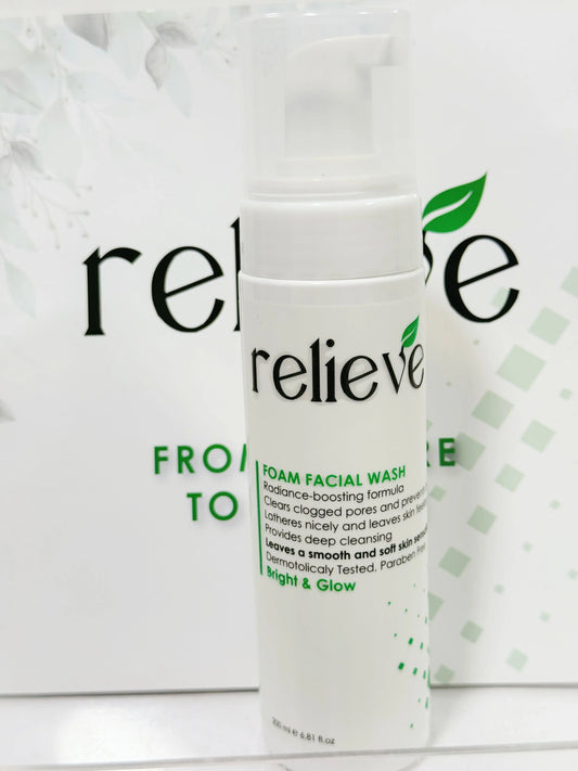 Relieve Foam Facial Wash - Sana Beauty NL
