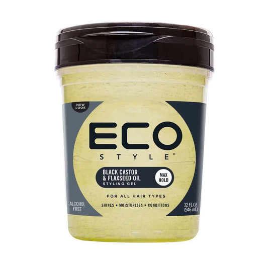 Eco Styler Black Castor & Flaxseed Oil Hair Styling Gel - 946ml Sana Beauty NL Haarverzorging