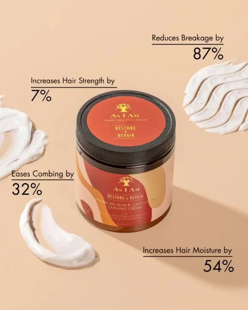 As I Am - Restore and Repair Jamaican Black Castor Oil Curling Cream - Sana Beauty NL