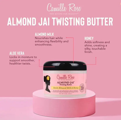 Camille Rose Almond Jai Twisting Butter - Sana Beauty NL
