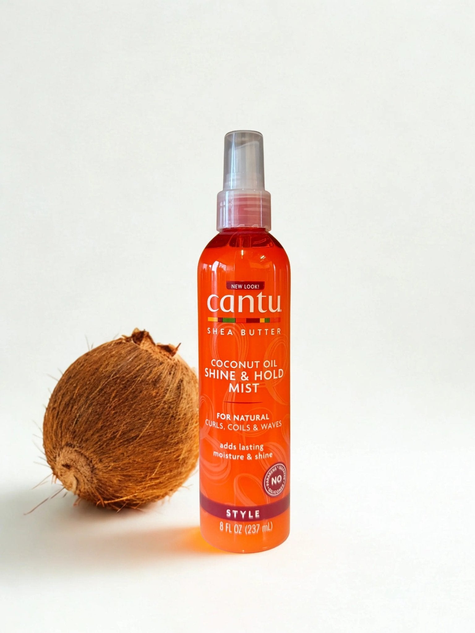 Cantu Shea Butter Coconut Milk Shine & Hold Mist – Glans - Sana Beauty NL