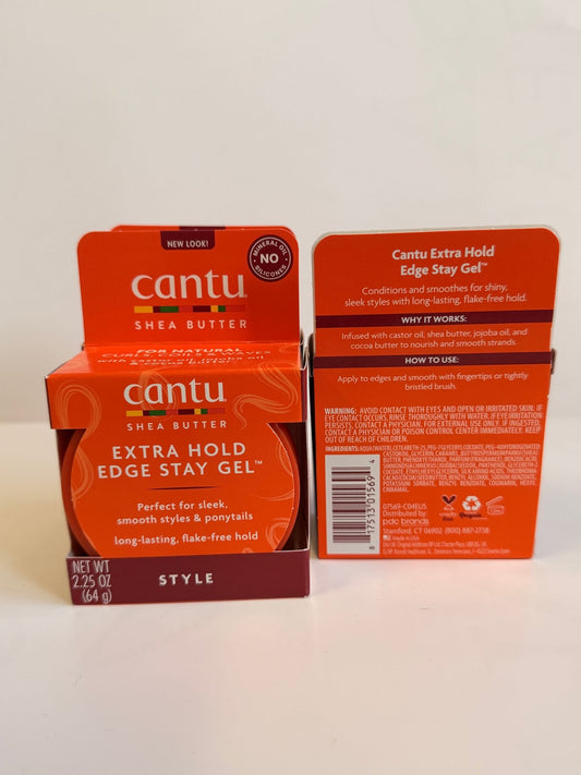 Cantu Shea Butter Extra Hold Edge Stay Gel - Sana Beauty NL