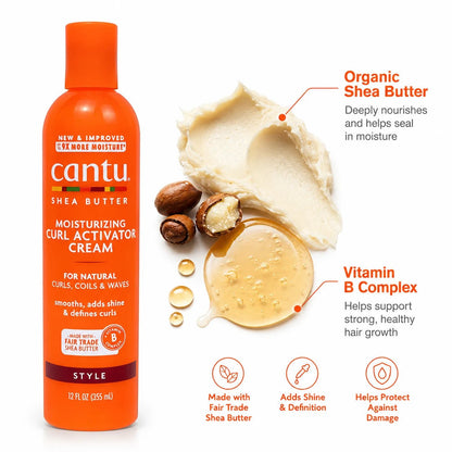 Cantu Shea Butter Moisturizing Curl Activator Cream - Sana Beauty NL