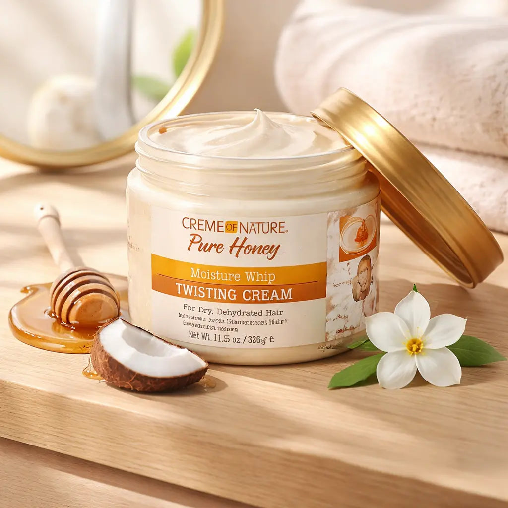 Creme of Nature Pure Honey Moisture Whip Twisting Cream - Sana Beauty NL