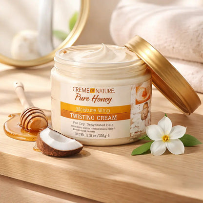 Creme of Nature Pure Honey Moisture Whip Twisting Cream - Sana Beauty NL