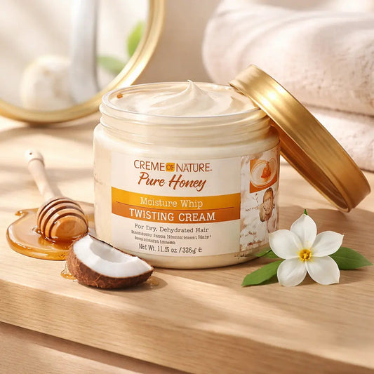 Creme of Nature Pure Honey Moisture Whip Twisting Cream - Sana Beauty NL