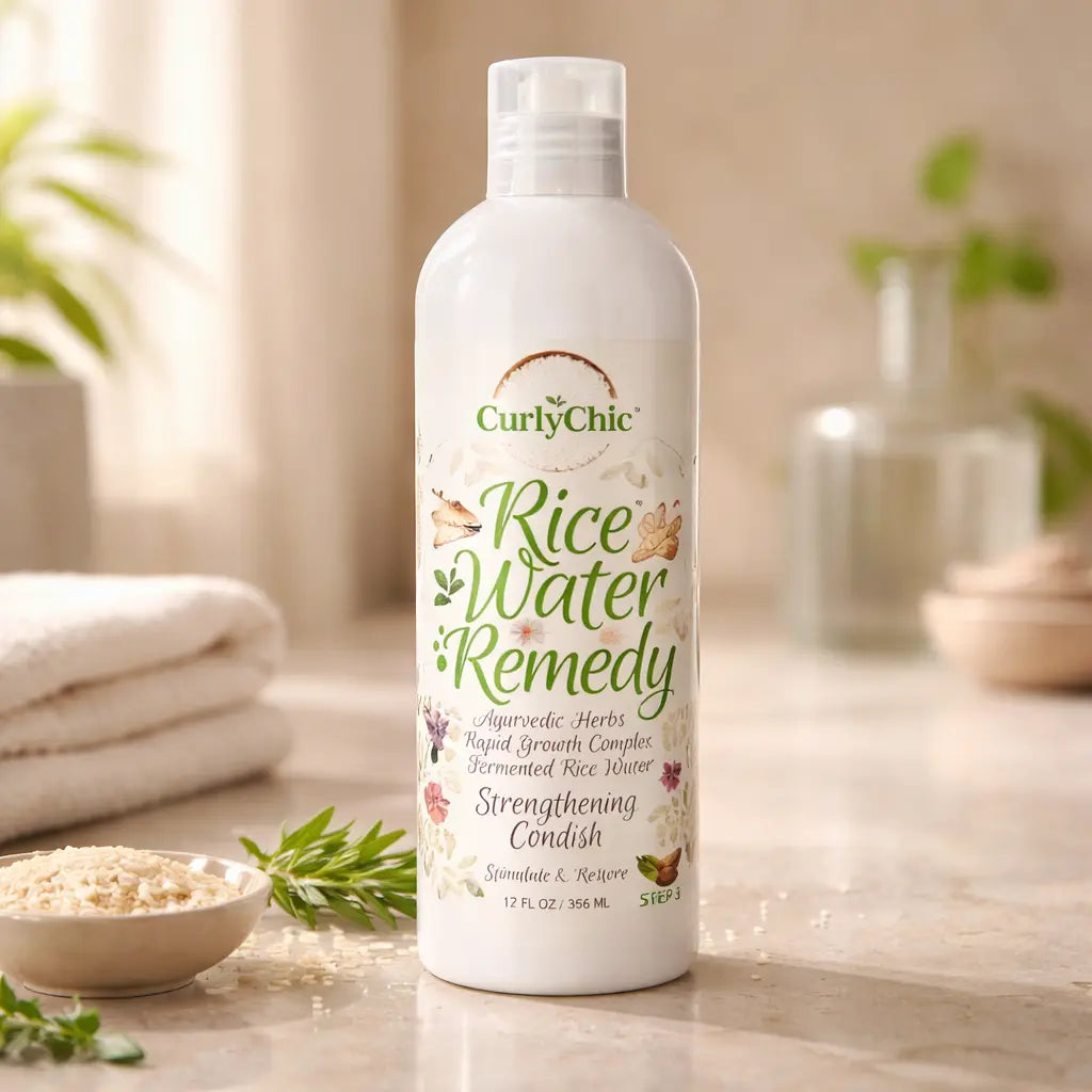 Curly Chic Rice Water Strengthening Condish 239ml - Sana Beauty NL