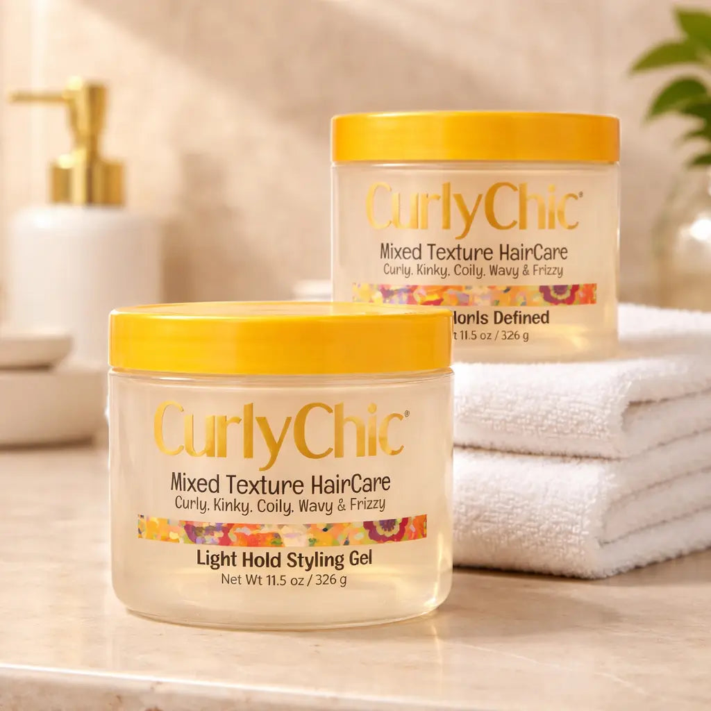 CurlyChic - Your Curls Defined Light Hold Styling Gel 326g - Sana Beauty NL