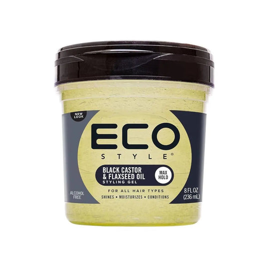 Eco Styler Black Castor & Flaxseed Oil Hair Styling Gel - 236ml - Sana Beauty NL