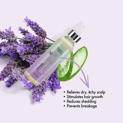Eden BodyWorks Lavender Aloe Growth Oil - Sana Beauty NL