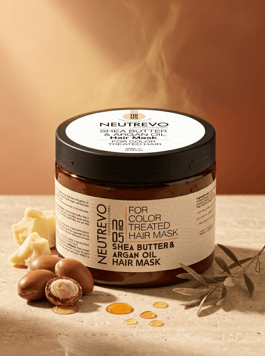 Neutrevo No.5 Shea Butter & Argan Oil Hair Mask - Sana Beauty NL