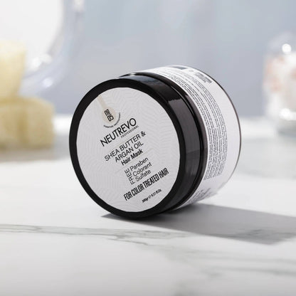 Neutrevo No.5 Shea Butter & Argan Oil Hair Mask - Sana Beauty NL