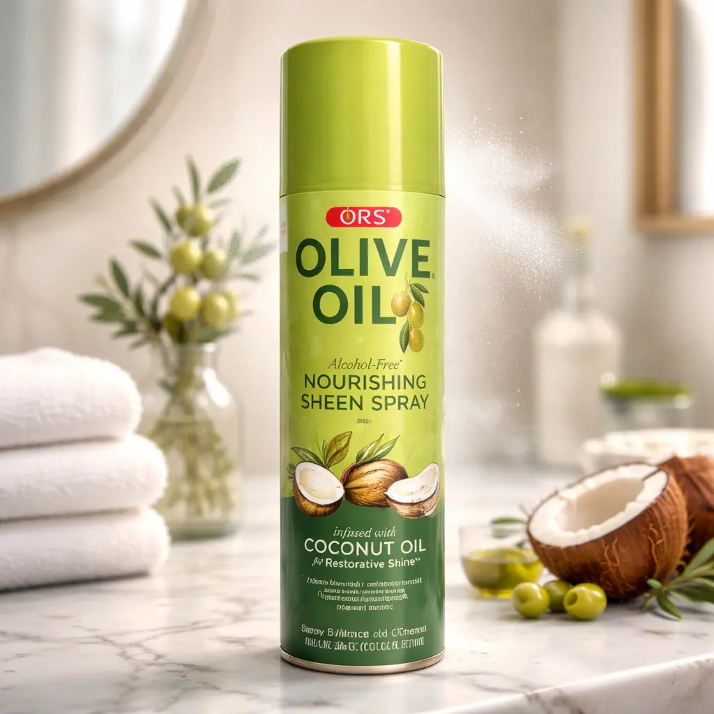 Ors Olive Oil Nourishing Sheen Spray Infused with Coconut Oil - Sana Beauty NL