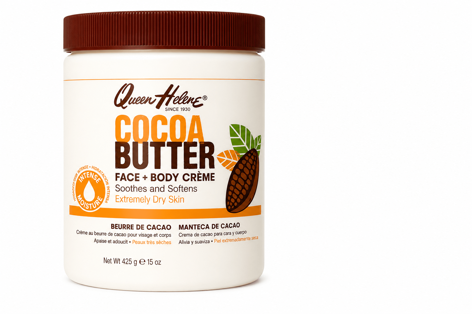 Queen Helene Cocoa Butter Face + Body - 425g - Sana Beauty NL