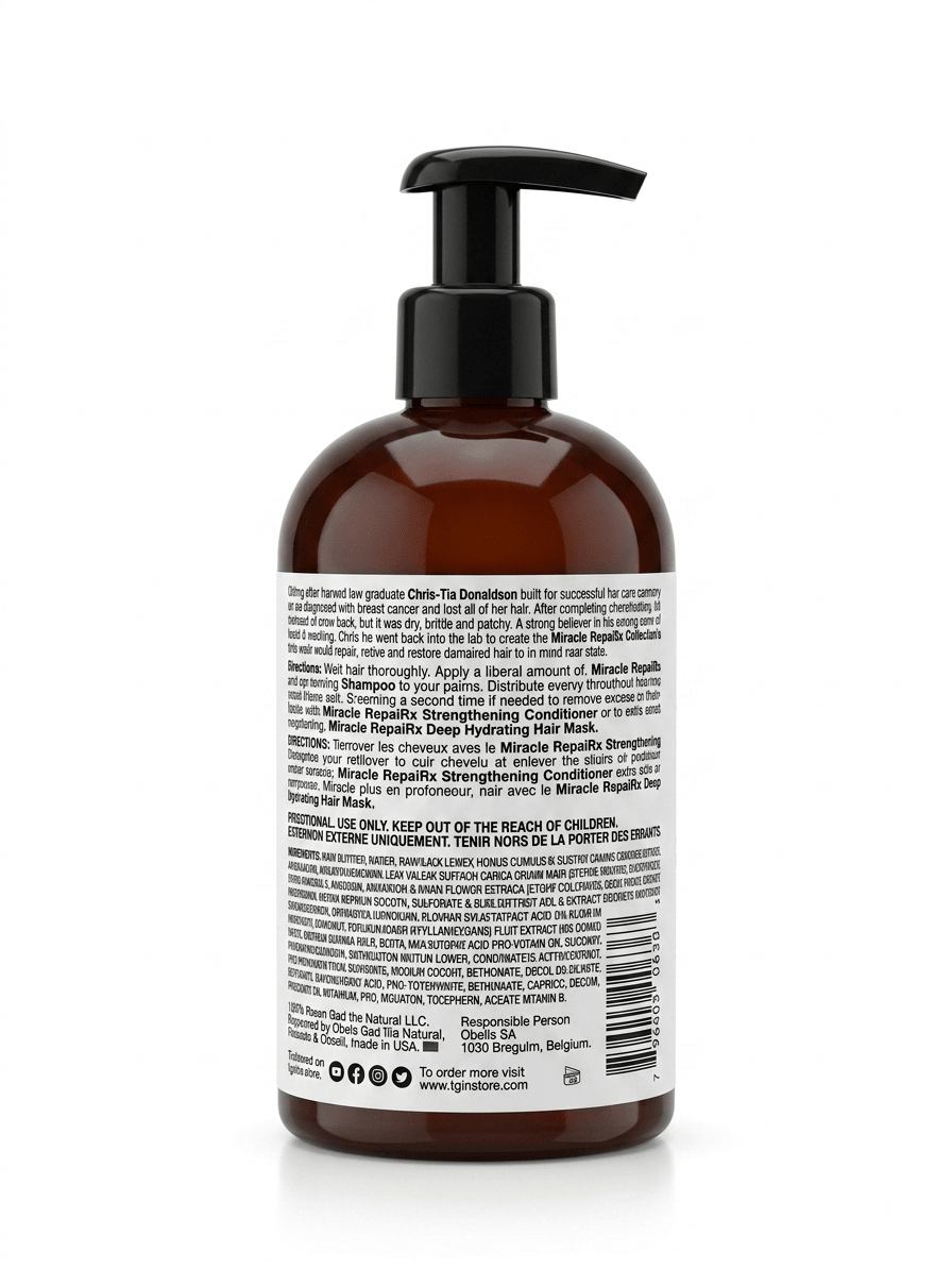 Tgin Miracle Repairx Strengthening Shampoo - Sana Beauty NL