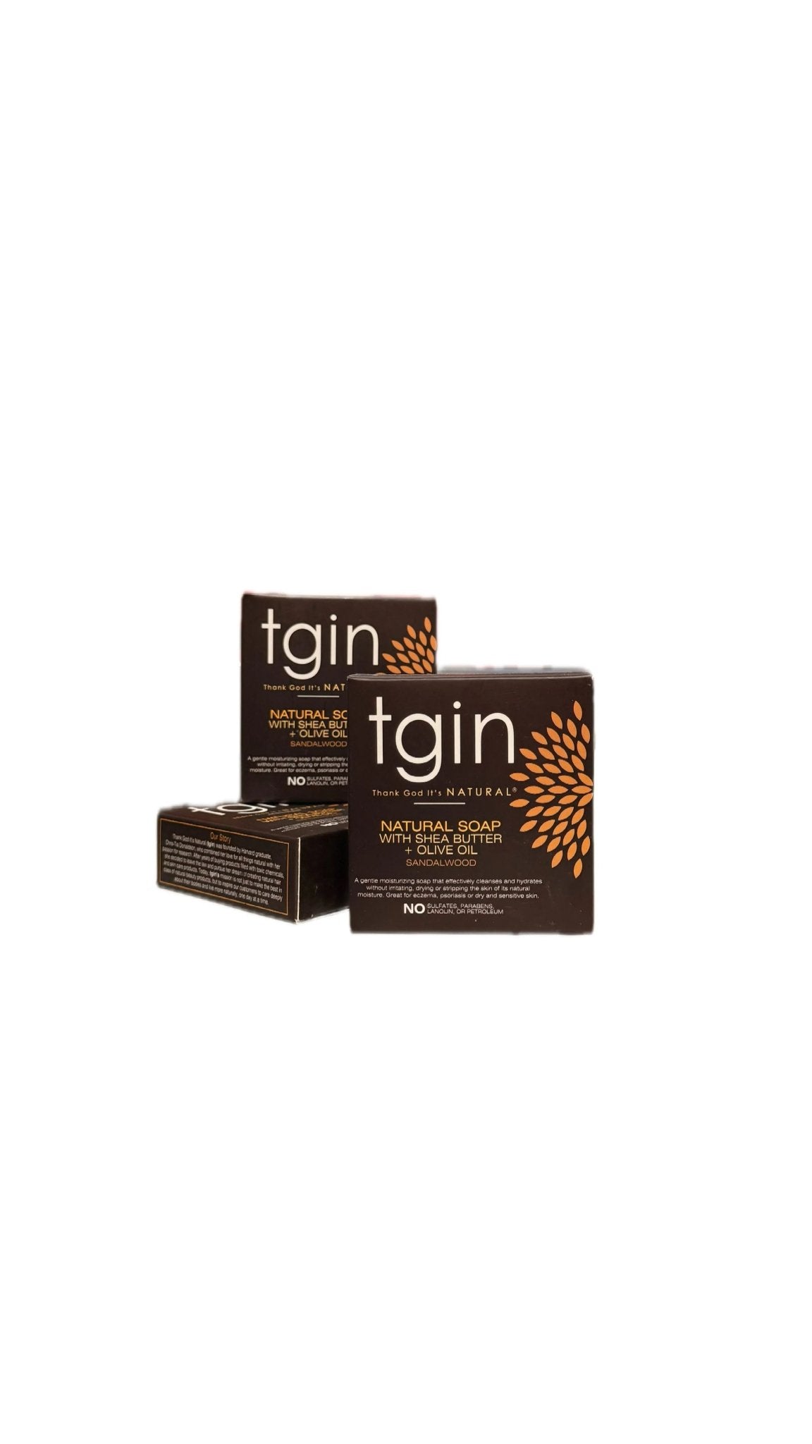 TGIN Natural Soap With Shea Butter Olive Oil And Sandlewood - Sana Beauty NL